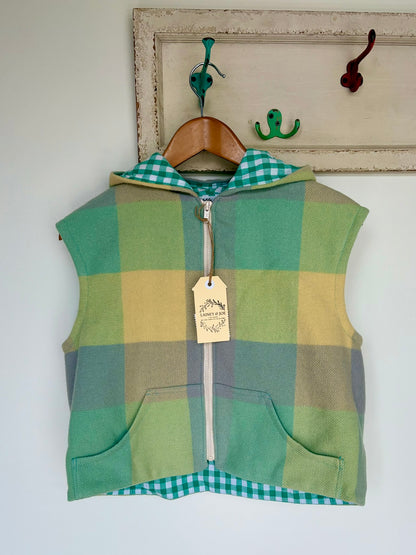 One of a Kind Stevie Gilet – Vintage Wool – Size Small (8-10)