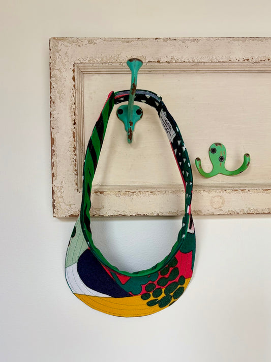 One of a Kind Sun Visor - Bushfire Abstract